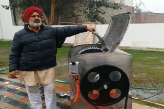 Farmers washing machine Singhu border