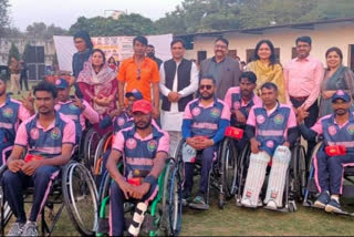 Madhya Pradesh team wins in Divyang cricket tournament