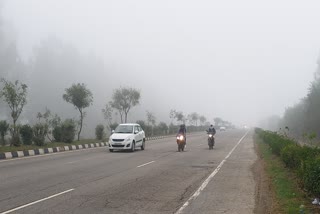 delhi chandigarh national highway dense fog