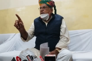 former BJP MP Sonaram choudhary, barmer news