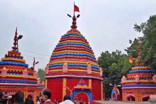 Crowd of devotees gathered in Chinnamastika temple of ramgarh