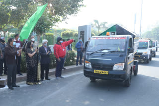 Auto tipper flagged off