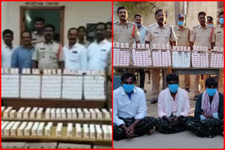 karnataka liquor was seized in dharmavaram at ananthapur and kurnool district