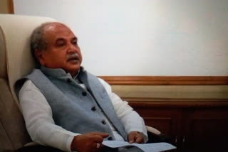 Union Minister Narendra Singh Tomar reviews development work of Morena