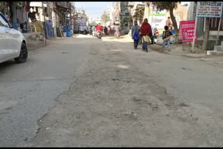 Road condition poor in Budh Vihar Phase 2