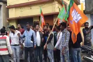 Trinamool BJP clashes centered on BJP's rally in Burdwan