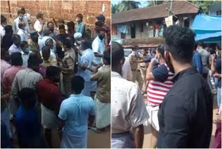 clash at poling booths in kozhikode  നാദാപുരത്ത് ബൂത്തുകളില്‍ സംഘര്‍ഷം  കോഴിക്കോട്  കോഴിക്കോട് പ്രാദേശിക വാര്‍ത്തകള്‍  local polls 2020  local poll kerala