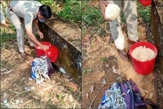 bomb found near polling booth in kannur  bomb found in kannur  kannur bomb  പോളിങ് ബൂത്തിന് സമീപത്ത് നിന്ന് ബോംബുകൾ  കണ്ണൂരിൽ ബോംബുകൾ കണ്ടെത്തി  കണ്ണൂർ ബോംബ്