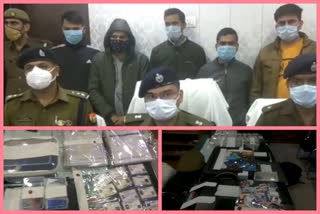 ghaziabad police busts paper solver gang, five arrested