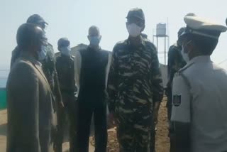 POLICE DG VISIT SWAVIMAN AREA IN MALKANGIRI