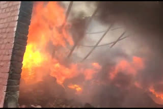 panipat textile factory fire