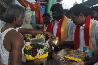 Sarathkumar overcame Corona; Special Pooja in Ambur!