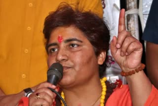 Congress Protest against Pragya Thakur on 15 December