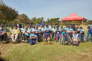 World First Wheelchair Test Cricket Match in Bangalore