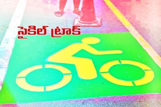 bicycle track on hyderabad roads by ghmc