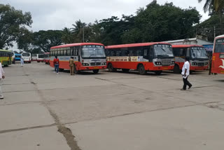 Protest Effect 1.55 crore loss to Tumkur KSRTC unit