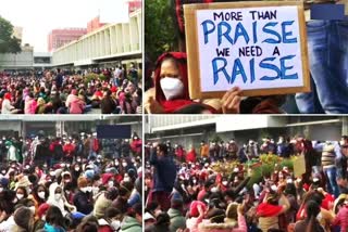 aiims-nurses-on-indefinite-strike-live-updates