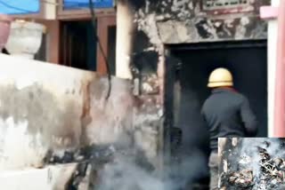 Sriganganagar News,  Couple burnt alive due to fire