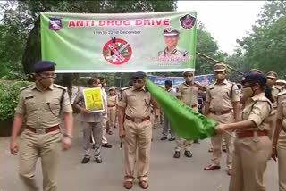 Awareness rally on anti-drugs