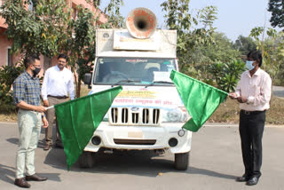 Publicity chariot to prevent malaria