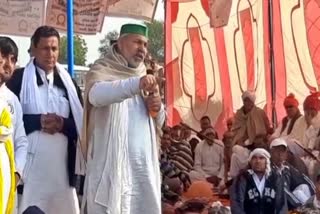 dhansa border rakesh tikait protest