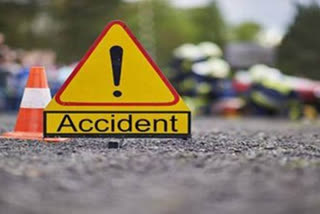 road accident in khammam district two people died and one person severely injured