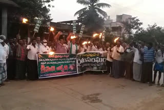 Demonstration of crows in support of farmers