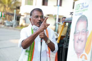 Congress mayoral candidate N Venugopal