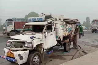 panipat road accident