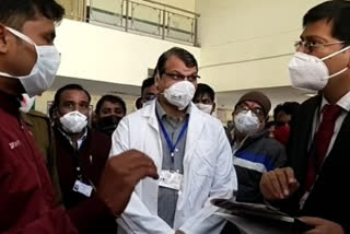 जयपुर संभाग आयुक्त ने जिला अस्पताल का किया निरीक्षण, Jaipur division commissioner inspected district hospital