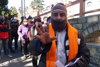 Vegetable sellers meet DC shimla