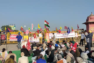 Kisan agitation in Rajasthan, Kisan agitation on Shahjahanpur border