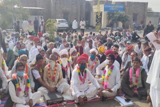 farmers strike in Jalore, farmers protest against Gujarat government