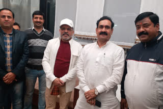 Famous actor Annu Kapoor meets Home Minister Narottam Mishra