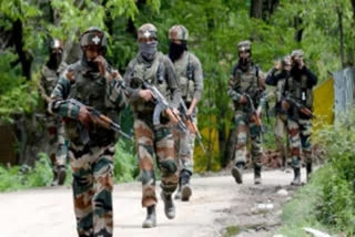 Militant arrested during a gunfight in South Kashmir