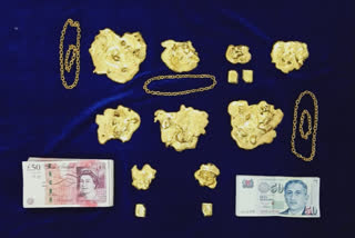 Chennai Custom seized gold worth more than 11 million passengers from Dubai