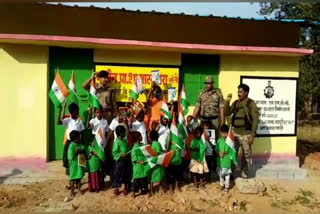 surrendered Naxalites rebuilt school which Naxalites demolished in dantewada