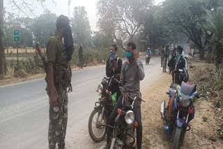 vehicle checking campaign in simdega