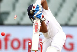 team india scored 106 runs upto tea break time