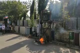 fire incident in Jhalawar, fire at Zilla Parishad function in Jhalawar