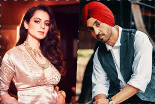 diljit dosanjh with kangana ranaut