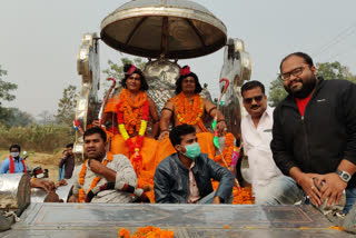 Ram Van Gaman Path Rath Yatra received grand welcome