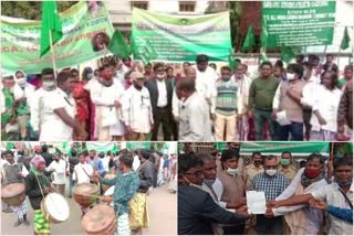Tribal people protest demanding special code of Sarana religion