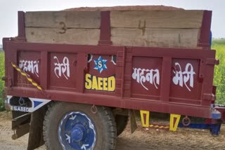 gravel mafia in Bharatpur, illegal gravel transport in Bharatpur