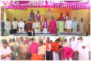 BJP District Secretariat Bhavan Ceremony in Haveri