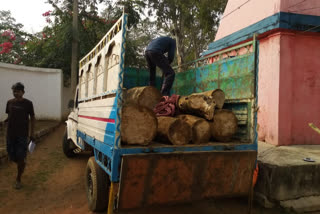 Forest department team raided in Simdega