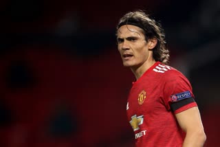 Manchester united's striker Edinson cavani  charged under racism