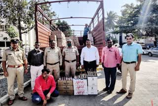 A Man arrested for smuggling Goa liquor illegally