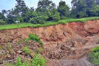 illegal excavation of stones in ramgarh