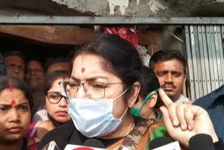 locket chatterjee slams to tmc on bjp muslim leader's house attacked